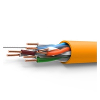 Cable Ethernet UTP Cat5e Rj45 de Alta Calidad, 305m (1000 pies), con Conductor OFC y Revestimiento de PVC/LSZH para Cámara IP