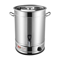 Bouilloire électrique à isolation thermique commerciale 19L- 76L Distributeur d'eau chaude en acier inoxydable