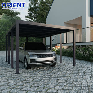 Abri de voiture en aluminium pour 2 véhicules - Auvent en polycarbonate, abri de voiture résistant aux intempéries pour usage résidentiel/commercial en extérieur - Product Image 5