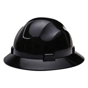 Casco de Seguridad WELTA de 4 Puntos con Suspensión de Trinquete y Ala Completa, Certificado CE/ANSI, 400g HDPE, para Trabajos de Construcción - Product Image 1