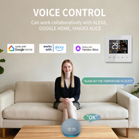 Thermostat intelligent WiFi Tuya, batterie basse consommation, contrôleur de température pour chaudière à eau et à gaz, compatible Tuya Alexa Google Home