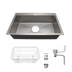 Lavello da Cucina Tarja Evier Moderno Multifunzionale a Vasca Singola in Acciaio Inossidabile, Standard Coreano, Grande Lavello Singolo - Product Image 2
