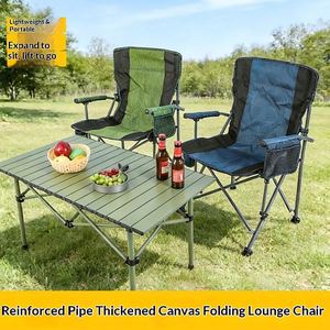 Chaise pliante Sea Dog personnalisable avec logo – Chaise portable pour camping et pêche en extérieur avec dossier confortable, montable sur voiture - Product Image 2