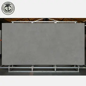 1600*3200 * 12毫米建筑材料工程灰色大瓷板，用于酒店地板和台面