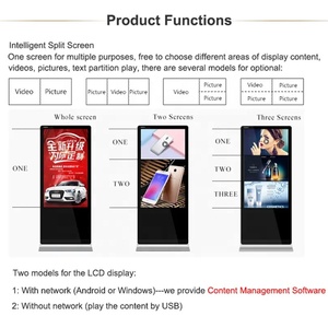 Trong nhà tầng thường vụ 43 50 65 inch 2K 4K Led hiển thị Android quảng cáo <span class=keywords><strong>kiosk</strong></span> IR/pcap màn hình cảm ứng kỹ thuật số biển - Product Image 5