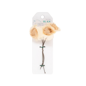 Set di Fiori Secchi Ilan Flores 78mm 4 Pezzi per Decorazioni Artigianali - Product Image 2