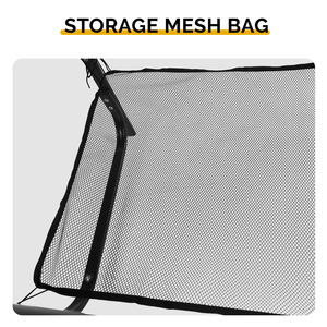 Silla de Camping Gris Marino de 26 Pulgadas de Alto con Portavasos y Almacenamiento - Product Image 5