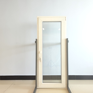Portes battantes à double battant en <span class=keywords><strong>PVC</strong></span> blanc <span class=keywords><strong>pour</strong></span> patio extérieur, design en <span class=keywords><strong>PVC</strong></span> avec verre, <span class=keywords><strong>porte</strong></span> française <span class=keywords><strong>pour</strong></span> balcon et salon - Product Image 2