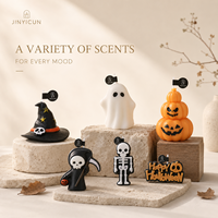 Großhandel Halloween Duftkerzen in Formen, Sojawachs Feiertagsdekoration, Gemischte Stile, Individuelle Duftfarbe, Private Label OEM Geschenke