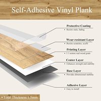 Suelo de Vinilo de Lujo con Aspecto de Madera, Resistente al Agua, LVT/SPC, Loseta de Vinilo de Goma, Precio de Loseta de PVC, Suelo SPC