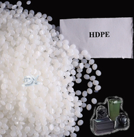 Granulés de HDPE blanc recyclé, qualité moulage par soufflage, injection, extrusion, matière première plastique recyclée en polyéthylène haute densité