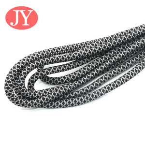 Cordón redondo con textura personalizada de 5 mm, color morado, cordón decorativo para sudaderas, cordón para chaquetas con puntas metálicas - Product Image 3