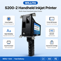 Impresora de Inyección de Tinta Portátil para Códigos de Barras y Códigos QR, para Etiquetas/Tarjetas/Plástico, Garantía de 1 Año, para Uso en Pequeños Talleres y Negocios Domésticos