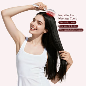 Bai chang PM139 Tragbares multifunktion ales ätherisches Öl Zerstäubung Elektrische Vibration Rot LED Intelligenter <span class=keywords><strong>Massage</strong></span> kamm - Product Image 3