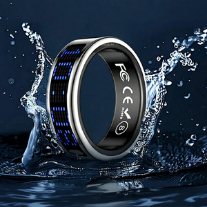 Anillo Inteligente con Recordatorio de Llamadas, Monitor de Frecuencia Cardíaca y Presión Arterial, Anillo Inteligente para Hombres y Mujeres, Resistente al Agua 5ATM, Anillo Deportivo Multifuncional 2026 - Product Image 1
