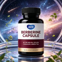Capsules de berbérine HCl, complément alimentaire en marque privée, vente en gros, 90 unités