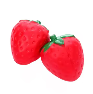 Slow Rising Cream Scented Strawberry Squishy Anti Stress Toy for Boys and Girls Fun Hand Wrist Squeezing Ball Promotional Toy - Product Image 3
