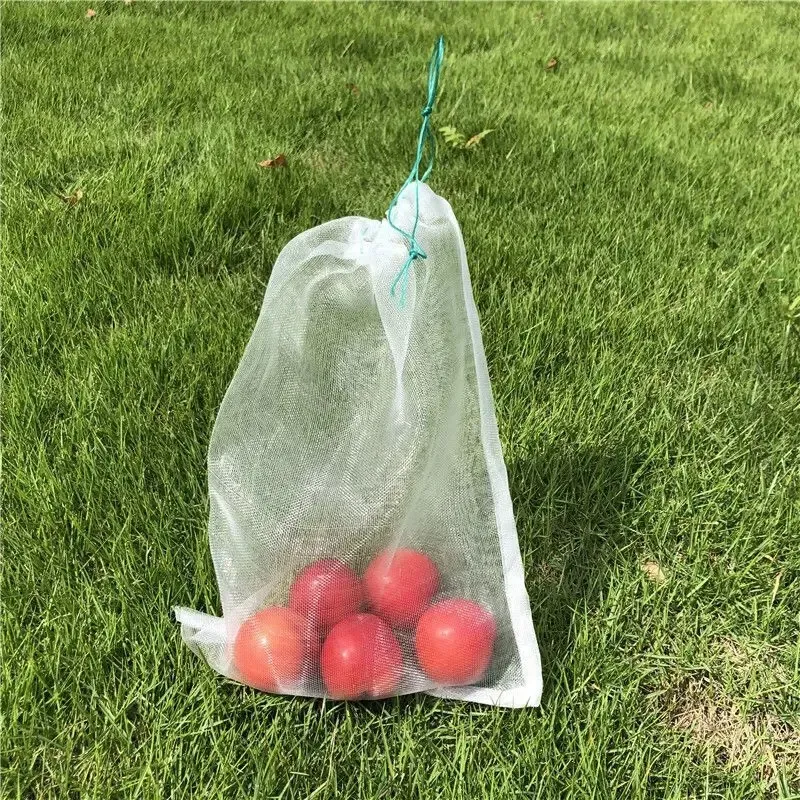 Mesh bags with drawstring for fruit and vegetables