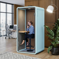 Prix direct usine, pod de bureau modulaire en alliage d'aluminium de haute qualité, facile à installer, pour usage domestique ou professionnel.