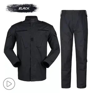 Renkli siyah taktik camo kamuflaj giyim ACU üniforma av kıyafetleri