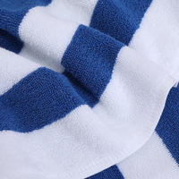 100% Cotton Yarn Dyed Stripe Quick Dry Sand Free Luxury Pool Towel Large Oversize High Quality Terry Adults Kids Beach Towel