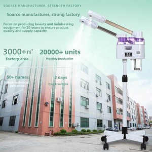 Blue Fox Dual-Head Hot/Cold Mist Sprayer Chrome Alloy Handheld Beauty Salon Use Face &amp; Eye Hydrating Facial <strong>Steamer</strong> - Product Image 4