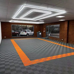 Dalles de sol en plastique emboîtables modernes pour extérieur, en matériau PP, amovibles et modulaires, pour <span class=keywords><strong>garage</strong></span> et salle d'exposition automobile - Product Image 5