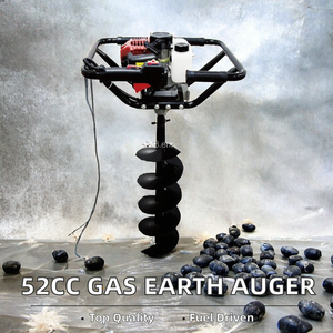 2-takt 52cc Industriële Aarde Vijzel Gas Aangedreven <span class=keywords><strong>One</strong></span> <span class=keywords><strong>Man</strong></span> Post Hole <span class=keywords><strong>Digger</strong></span> Motor Verplaatsing51.7cc Max Torque48.97ft-Lb 3 Jaar - Product Image 2