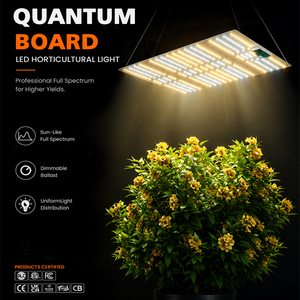 Pannello <span class=keywords><strong>LED</strong></span> Quantum a Spettro Completo per Coltivazione 120W/150W/180W/240W/320W 660nm IP65 con Dimmer Manuale per Fioritura, Ra90, Garanzia di 3 Anni - Product Image 1