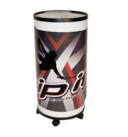 Glacière en plastique HS 65L glacière à bière personnalisée avec roue pour garder le vin et les boissons seau de refroidissement avec logo en promotion