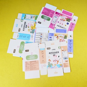 Paquet de boîtes en carton blanc imprimé avec logo personnalisé en impression de boîtes enfants boulangerie crumble biscuit déchirure bande de boîtes - Product Image 4