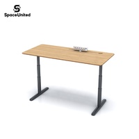 Escritorio Eléctrico Ajustable en Altura SpaceUnited, Escritorio Motorizado para Trabajar Sentado o De Pie, Reductor de Velocidad Silencioso, Memoria Inteligente, Ergonómico