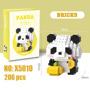 Set de Construcción de Panda Adorable, Bloques de Animales de Partículas DIY para Construcción Manual, Bloques de Construcción de Modelos, Juguete de Ensamblaje Educativo - Product Image 6