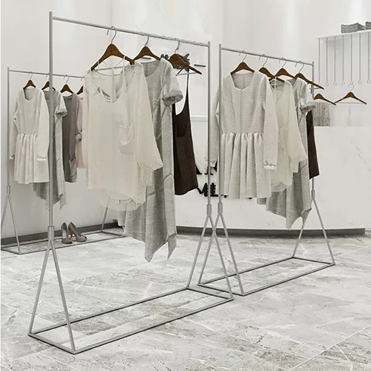 New Arrival Elegant Clothes Rack Display System Clothing Store