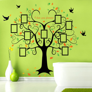 2024 <span class=keywords><strong>grand</strong></span> arbre généalogique sticker mural décor amovible cadre Photo arbre photo <span class=keywords><strong>Stickers</strong></span> muraux pour salon mur vinyle décalcomanie - Product Image 5