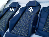 Accessoires intérieurs de voiture sur mesure pour housses de siège en cuir pour Audi A4 A5 A6 A3 Q5 Q7 TT A7 Q3 A1 Q4 Q6