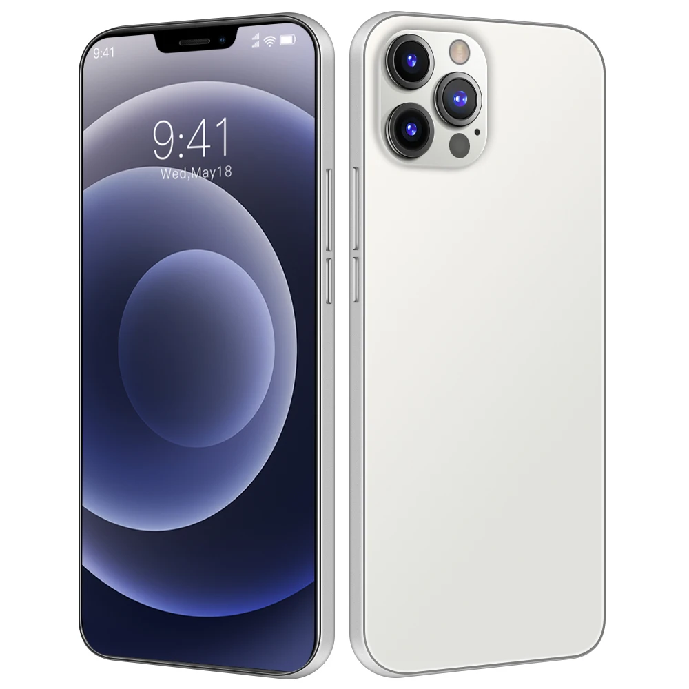 i12 Pro Max Mobile Phone 512GB Face Recognition Fingerprint Unlock Cell phone Support Dual Card Dual Standby Smart Phones
