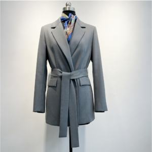 Traje de Vestir para Mujer, Estilo Elegante para el Trabajo, Manga Larga, Diseño Personalizado con Encaje Lateral, Primavera 2024, Venta al Por Mayor - Product Image 1