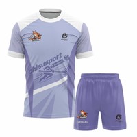 Ensemble de maillots de floorball professionnels, polyester respirant, uniforme de floorball personnalisé avec le nom de l'équipe pour les matchs de ligue