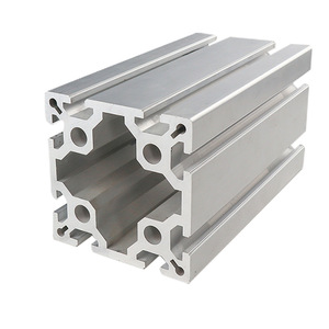 Industrial Aluminum Profiles European Standard 100100 Square 6063 Grade Anodized For Machinery Frame - Product Image 2