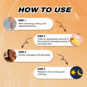 Ventes chaudes Crème pour le visage au curcuma et au miel biologique 50g Hydrate Éclaircit le teint Atténue les taches brunes - Product Image 5