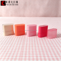 Tube de déodorant inversé créatif de 10g avec manchon en silicone, tube anti-transpirant couleur dopamine, matériaux de maquillage
