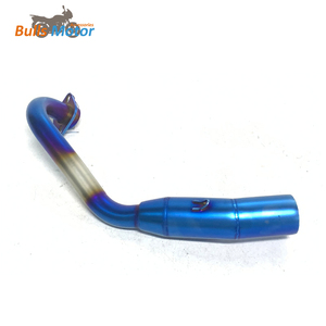 Para XMAX300 xmax300 <span class=keywords><strong>2017</strong></span> + sistema de escape accesorios de motocicleta tubo delantero de acero inoxidable deslizante - Product Image 5