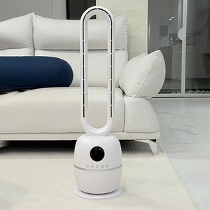 مروحة ذكية بدون شفرات تعمل بوظيفة مزدوجة ساخنة وباردة هادئة وآمنة مع جهاز تحكم عن بعد ومؤقت - Product Image 6