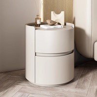 2023 nouvelle lumière luxe haut de gamme armoire de chevet boîte de rangement créative moderne en bois Table basse pour enfants