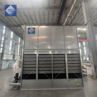 Condenseur évaporatif de refroidissement pour installations de produits de la mer, compatible avec compresseur Mayekawa