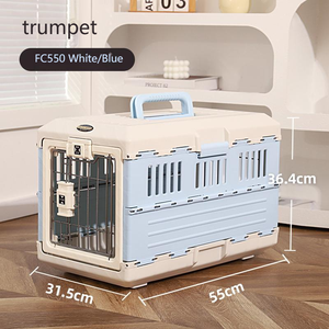Sac à dos de <span class=keywords><strong>transport</strong></span> <span class=keywords><strong>pour</strong></span> animaux de compagnie, pliable, respirant, réglable, écologique, en plastique, motif solide, bouton, capacité de 15 kg, chiens, <span class=keywords><strong>chats</strong></span> - Product Image 6