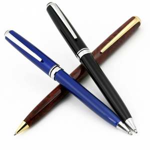 Stylo à bille métallique de qualité professionnelle, nouveau, largeur d'écriture 1,0 mm, logo personnalisable - Product Image 1