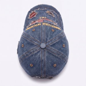 Gorras de Béisbol de Mezclilla Lavada con Bordado 3D y Logotipo Personalizado al por Mayor, Fabricante de Gorras de 6 Paneles - Product Image 5