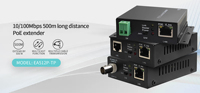 Extenseur PoE 10/100 Mbps, convertisseur PoE sur câble torsadé à 2 fils pour caméra IP, extenseur Ethernet